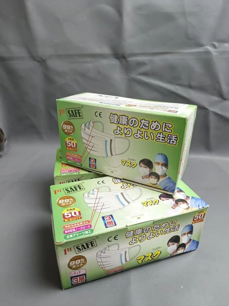 Masker 3 Ply 1st Safe Isi 50 Pcs